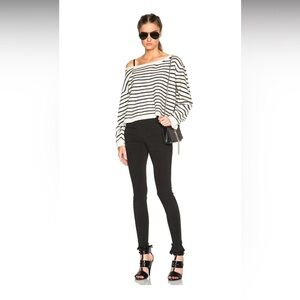 RTA Sonia Pant in Villain black revolve skinny pull on L $238
Denim jean spring